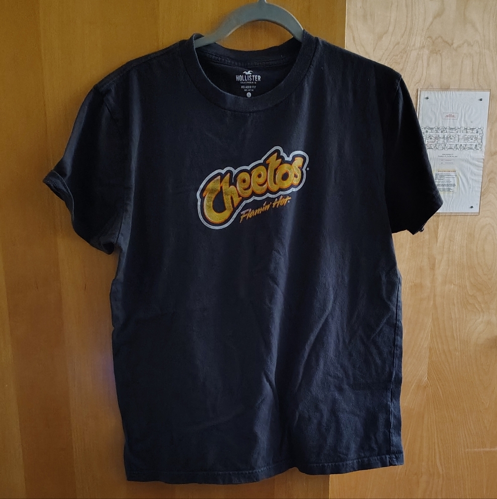 Hollister Cheetos Black Relaxed Fit T-Shirt